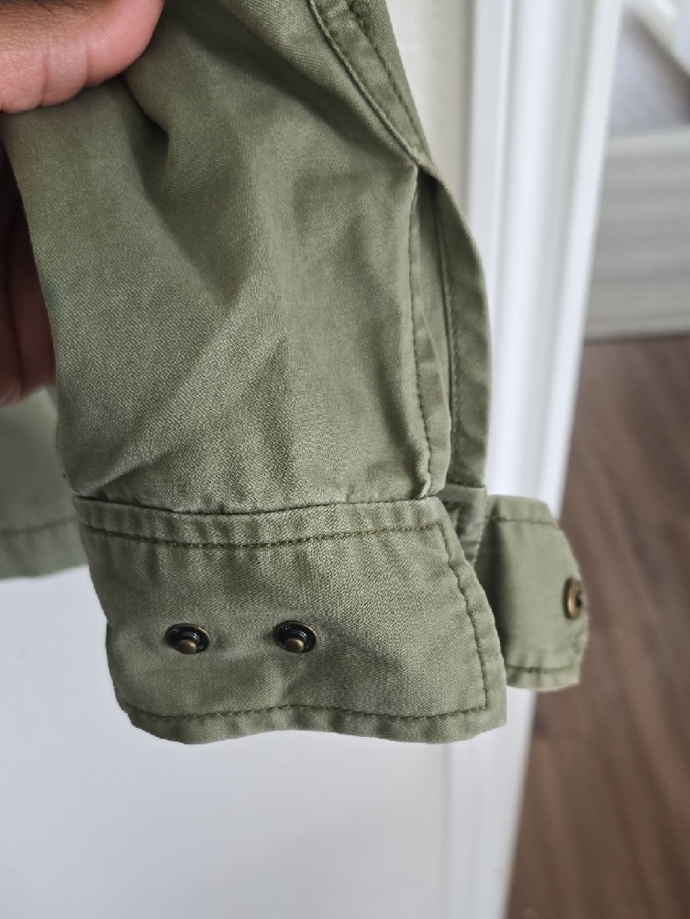 Madewell Olive Green Utility Jacket for Women - Picture 4 of 6